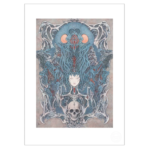 Takato Yamamoto "Necrophantasmagoria Vanitas" revised edition SIGNED Japan Skull - Picture 7 of 9