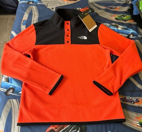 The North Face Youth Glacier Quarter Snap Pullover Fleece Shirt SMALL 7/8 NWT! - Picture 6 of 7