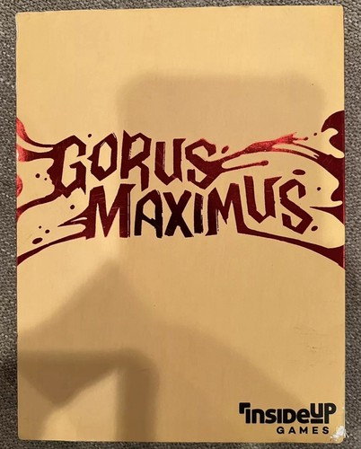 Gorus Maximus Kickstarter Edition Card Board Game Inside Up Games Complete
