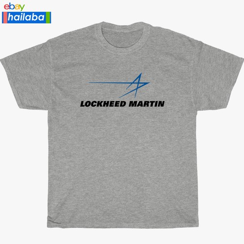 New Lockheed Martin Military Aircraft Logo Black / Grey Men's T-Shirt S-3XL - 第 9/9 張圖片