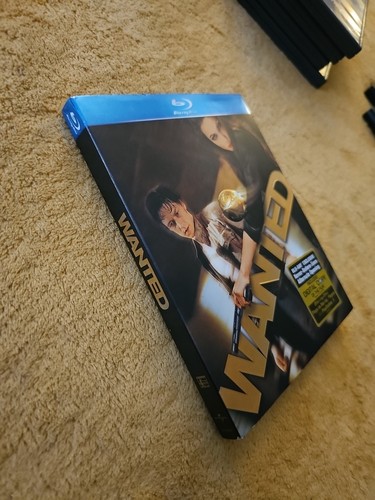 Wanted 2008 Blu-ray+Digital Copy w/Slipcover Angelina Jolie Universal - Foto 7 di 7