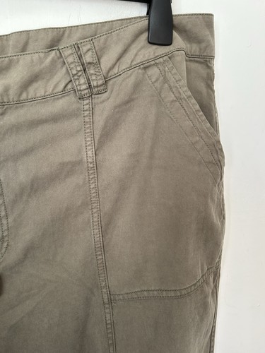 Fat Face Allie Utility Trousers Uk 22 Regular Khaki Olive Green Casual NWTs - Picture 5 of 9