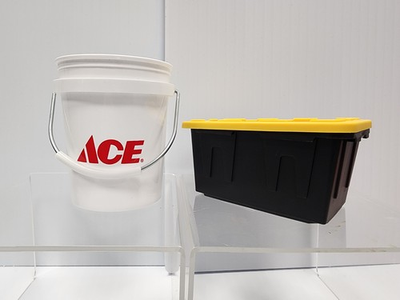 #ad #ad Ace Hardware Mini Bucket With Handle 0.5 Qt HTF Teeny Tote 2 Pack $16.99