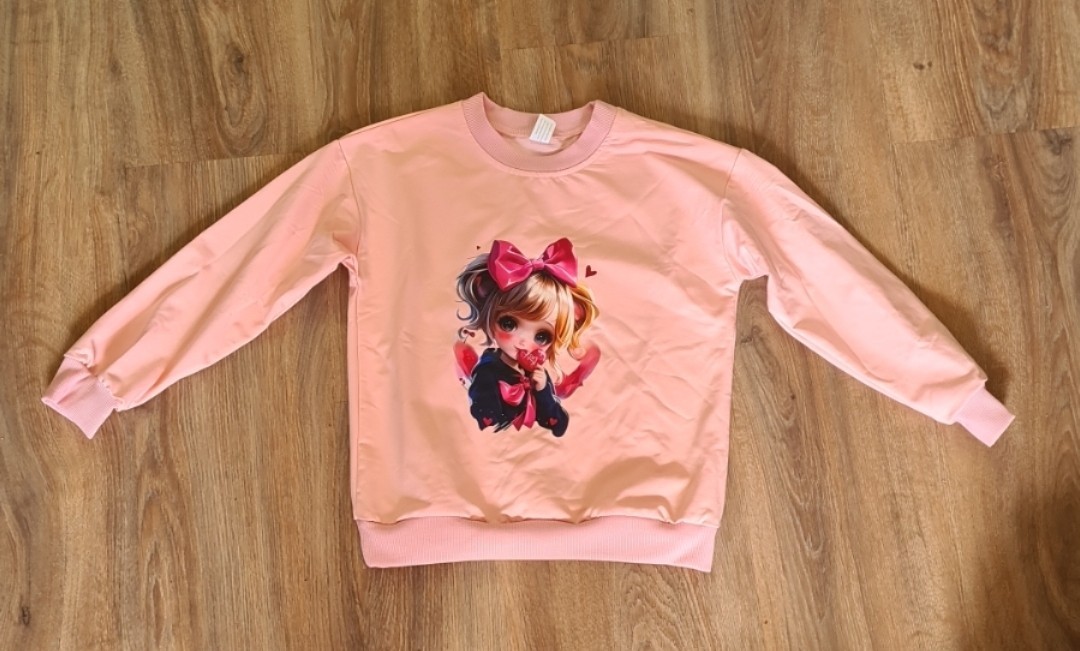 Mädchen Kinder Pullover Pulli Sweatshirt Langarm  rosa