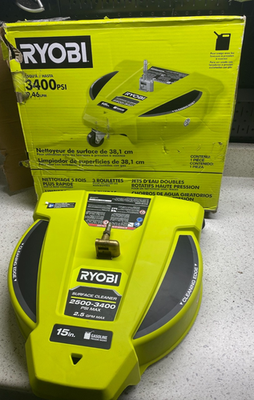 #ad #ad RYOBI 15in. 3400PSI Gas Pressure Washer Surface Cleaner on Wheels RY31SC15 $40.00