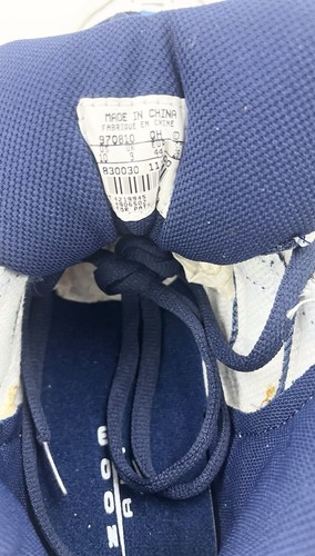 Scarpe uomo Nike Zoom Flight 1.0 bianche Carolina blu navy vintage 1997 taglia 10 - Foto 7 di 9