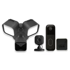 Blink Security Camera System with Floodlight Mini 2 and Video Doorbell 2nd Gen