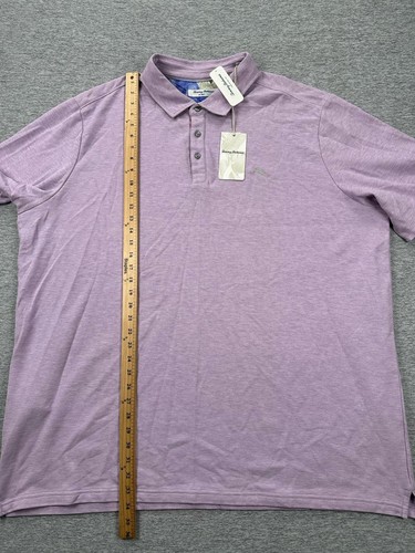 Tommy Bahama Polo Shirt Mens 3XLT Purple Five OClock Island Zone Golf NEW - Picture 5 of 10
