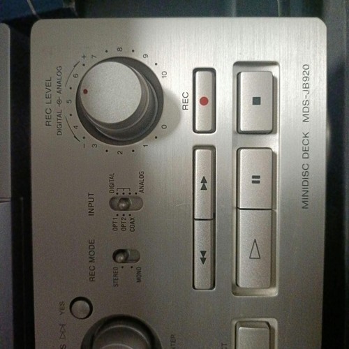 Sony MDS-JB920 Mini Disc Deck Used Digital/Analog Input, Recording Level Tested - Picture 2 of 3