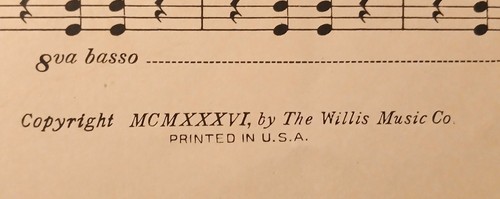 The PILGRIM SUITE for the Pianoforte - 1936 Willis Music Co. - sheet music - Picture 5 of 10