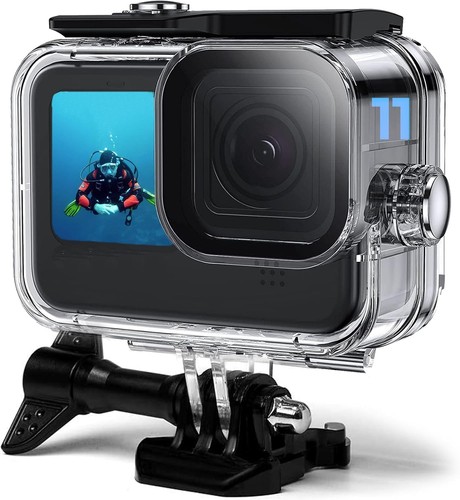 60M Waterproof Housing Case for GoPro Hero 9-13 - For Stunning Underwater Shots - Photo 3 sur 9