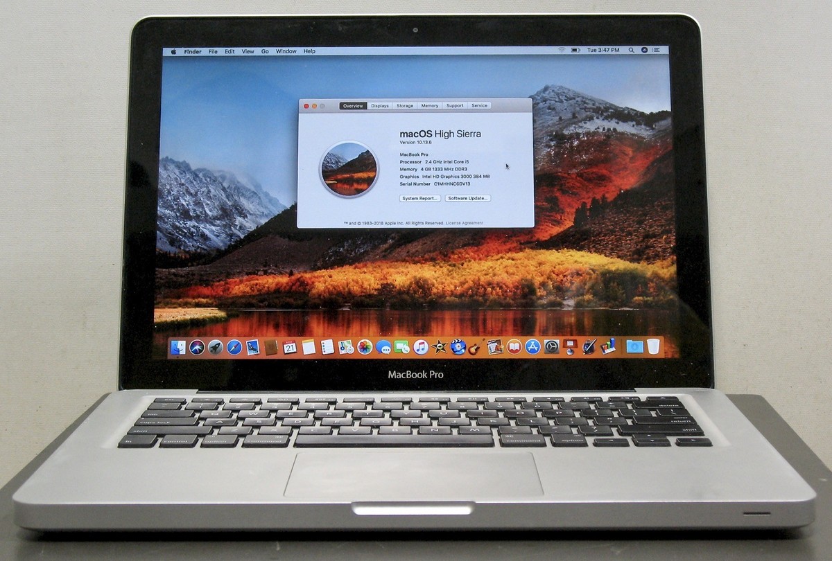Apple MacBook Pro 2.4 GHz Core i5 13” High Sierra 10.13 | eBay