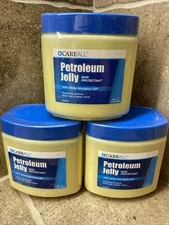 3 PACK CareAll Petroleum Jelly 13 oz Tubs White Petrolatum Vaseline