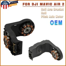 OEM For DJI Mavic Air 2 Gimbal Camera Roll Arm Bracket + Roll + Pitch Axis Motor
