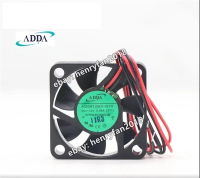 ADDA AD0412MX-G70 Axial Fan 12V DC Fan 0.08A 40*40*10MM 2wire Server Cooling Fan - Image 1 of 4