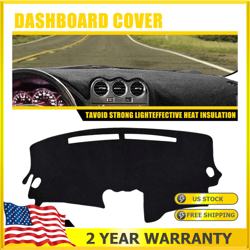 Se adapta a PARA NISSAN ALTIMA 2007-2012 CUBIERTA DE TABLERO ALFOMBRILLA TABLERO PAD / NEGRO - Imagen 1 de 11