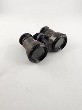 Chevalier Opticien Paris Binoculars WWI Vintage Leather