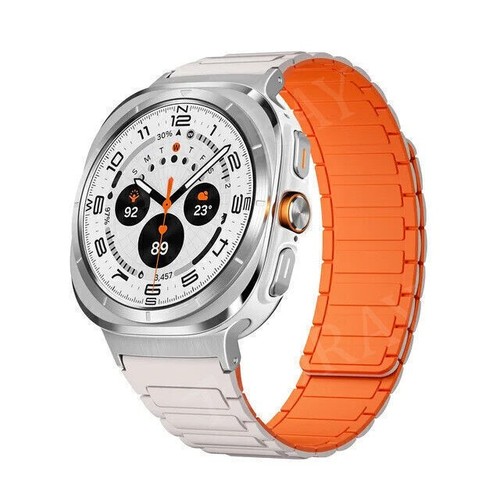Silicone Band Bracelet for Samsung Galaxy Watch Ultra 47mm 2025 Magnetic Strap - Picture 43 of 50