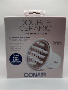 Conair Double Céramique Universal Diffuseur Pièce jointe pour séchoir à cheveux 1.75" à 2.1"