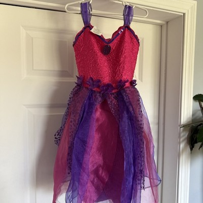 Jakks Pacific Girls Costume Dress Up Size 4-6x Pink/Purple Halloween Cosplay