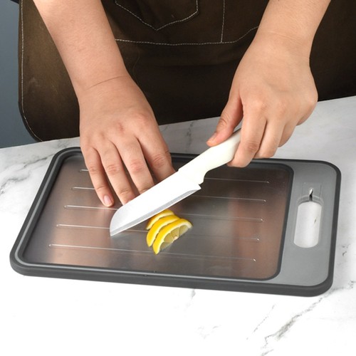 4 in 1 Defrosting Cutting Board Rectangular Thaw Meat Board Poultry - Picture 11 of 15