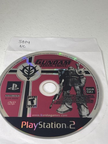 2002 Mobile Suit Gundam Zeonic Front PS2 Game Sony PlayStation 2 Disc Only 3904