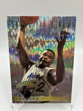 1995-96 Topps Basketball Shaquille O'Neal Power Blaster Foil Refractor Card #13