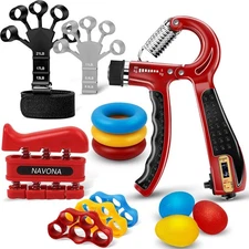 13-piece grip strength training set, hand grip strengthener, forearm strength 