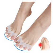 Toe Separator Bunion Corrector Silicone Straightener Orthopedic Spacer Stretcher