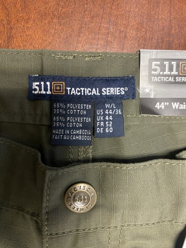 5.11 Tactical 74273 Series Pants 44x36 Tundra Green NWT - Picture 3 of 9