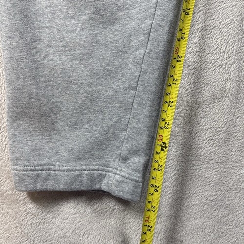 Nike Sportswear Men’s Size Large Gray Open Hem Fleece Sweatpants Y2K #3386 - Picture 5 of 9