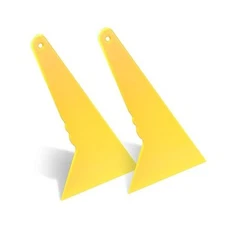 Car Window Film Scraper, Long Handle Plastic Squeegee for Vehicle 5-inch