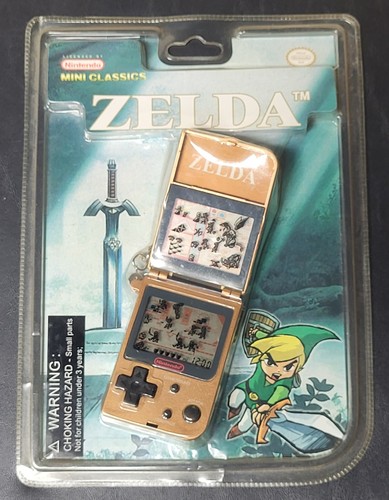 Nnintendo Mini Classics Zelda--Key Chain Handheld Game, New, Unopened, 1998