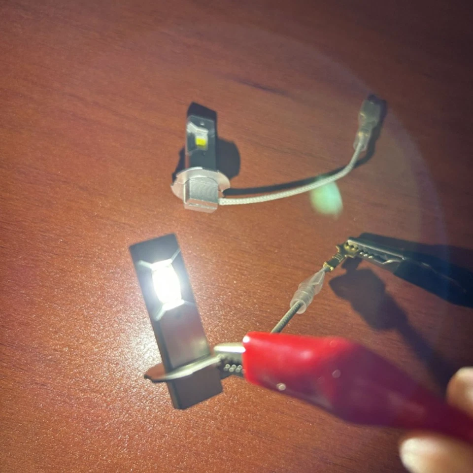 Kit de conversión de bombilla antiniebla LED H1 2 piezas lámpara DRL blanca súper brillante 6500K 40W Foto 4 de 4