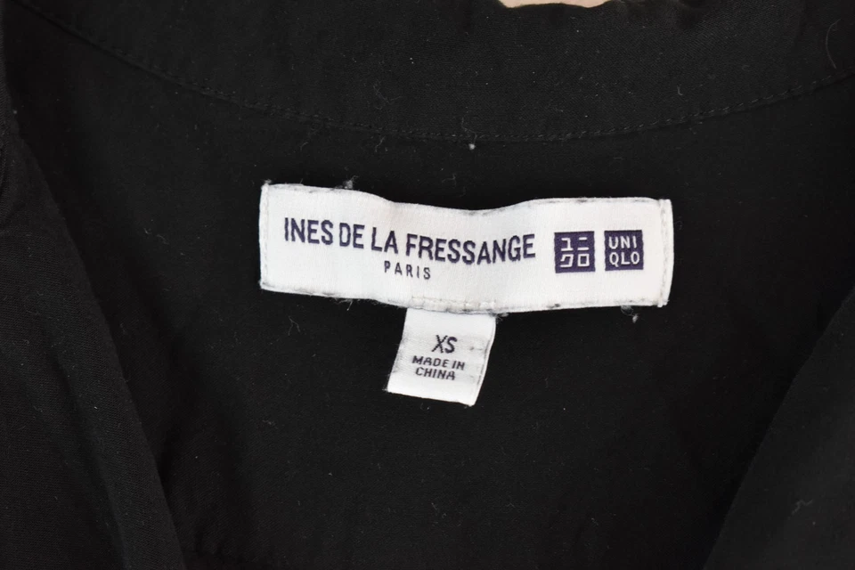 UNIQLO Ines De La Fressange Black Shirt Dress size XS Womens Casual Outdoors - Image 4 of 4