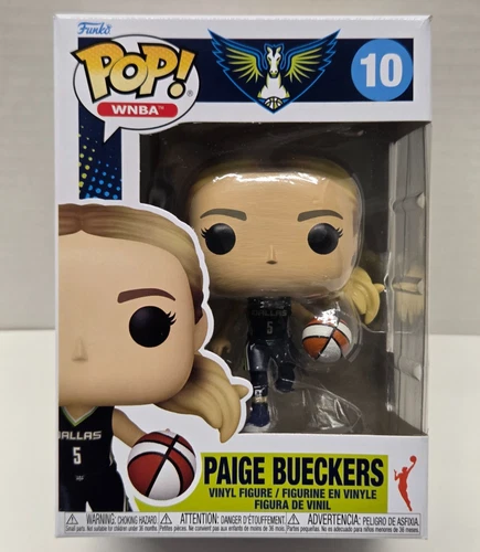 PAIGE BUECKERS - Dallas Wings - Funko POP! WNBA #10 Vinyl Figure NEW / BOX WEAR