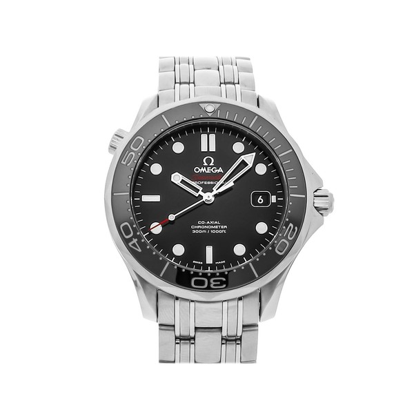 Omega Seamaster Diver 300M Stahl Automatik 41mm schwarzes Zifferblatt Uhr 212.30.41.20.01.003
