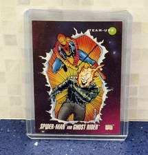 1992 Impel Marvel Universe Spider-Man & Ghost Rider #72 Team-Ups