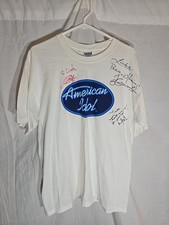 2007 RARE American Idol AUTOGRAPHED? Signed T Shirt (Adult L 42-44) 2007 RARE American Idol AUTOGRAPHED? Signed T Shirt (Adult L 42-44)