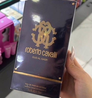 Roberto Cavalli Oud Al QASR  EDP Intense Spray 75ml-  2.5 fl.oz. New Sealed