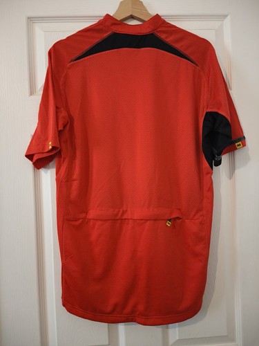 Mavic Notch Jersey Red Pro Cycling UK Size S Small New Without Tags - Picture 2 of 3