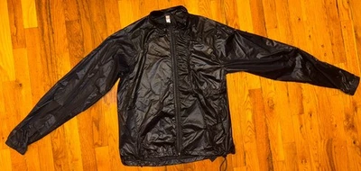 Rompevientos American Apparel Negro Nylon Manga Larga Cremallera Talla XS - Imagen 1 de 3