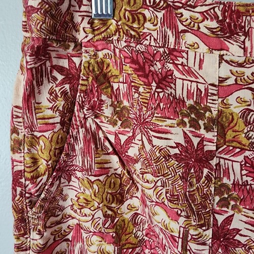 Joie Linen Blend Shorts Size Large Pink Pull-on Tropical Beach Coastal Vacation - Imagen 2 de 11