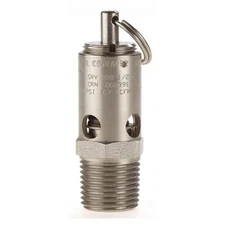 CONRADER SRV390-1/2-V-SS-175 Safety Valve,Soft Seat,1/2In,175 PSI,SS 15X882