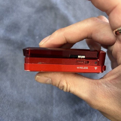 Nintendo 3DS Flame Red Handheld Console Only Tested And Working. Loose Power - Picture 10 of 13