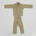 Vintage Tan Khaki Army Uniform Shirt and Pants for 12" GI Joe Hasbro - READ