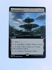 [1x] Fountainport - Extended Art Near Mint, English Bloomburrow MTG Magic