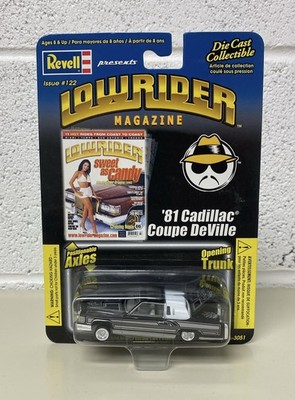 Revell Lowrider Magazine  81 Cadillac Coupe Deville Black W/ White Top 1:64