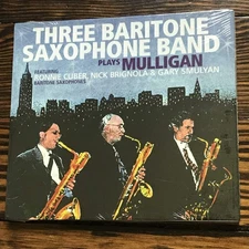 Three Baritone Saxophone Band Plays Mulligan