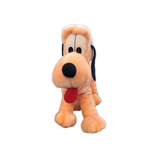 Vintage Hasbro Softies Disney Plush Pluto Floppy Stuffed Animal Mickey Mouse 13"